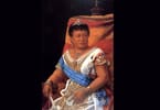 Portrait of Kapiʻolani, by Charles Furneaux, on display at Iolani Palace. Public Domain.