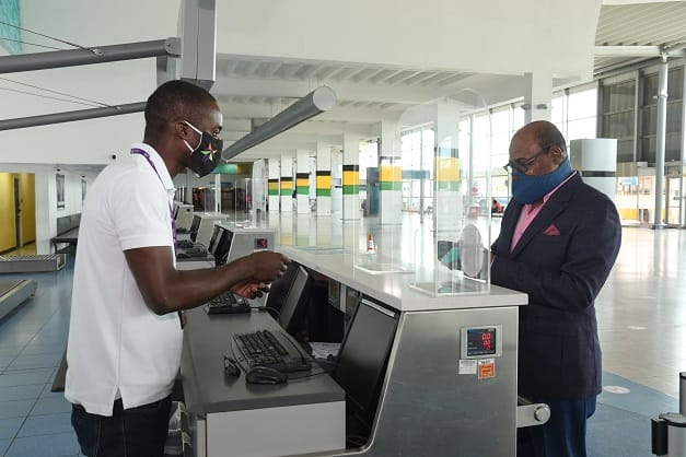 Jamaica Tourism Minister Examines New Safeguards at Norman Manley International Airport