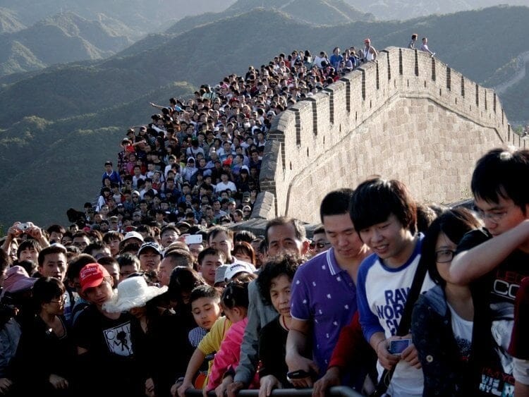 Only in China: Nearly 800 million domestic tourist trips over National Day holiday
