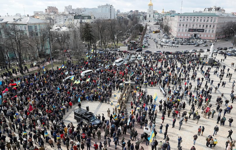 Mass protests in Kyiv puts city of 3 million in danger while subway was suspended