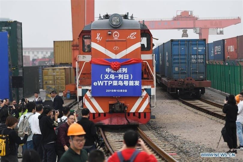 China launches new European train route to Belgium