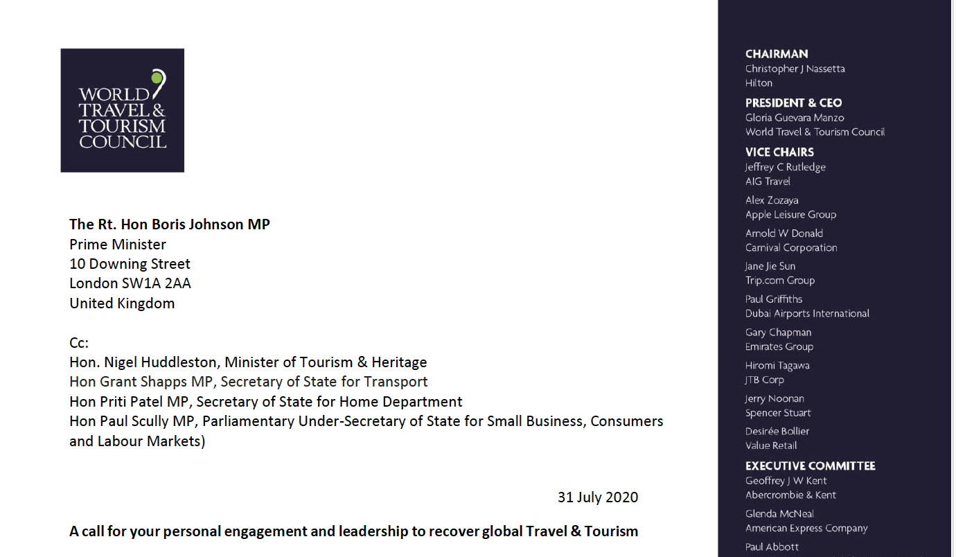 , Как WTTC хотел, чтобы премьер-министр Великобритании Борис Джонсон возглавил мир в открытии туризма?, eTurboNews | ЭТН
